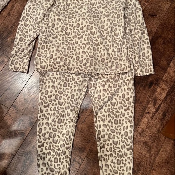 Leopard Print Pajama Set - Picture 1 of 3